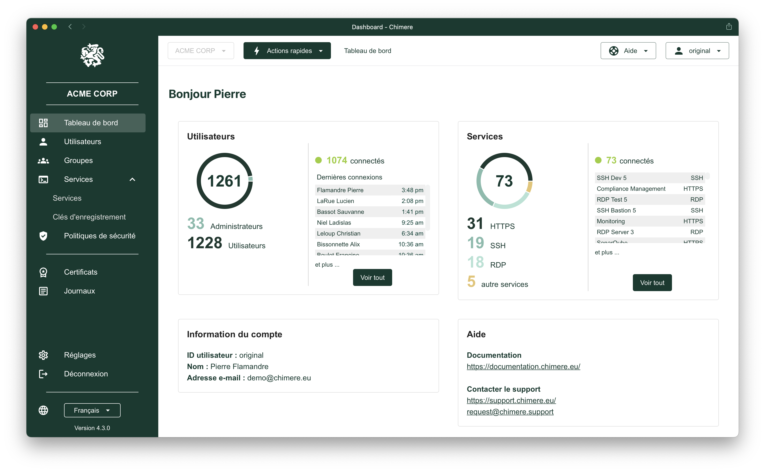 App screenshot
